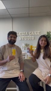 cake studio workshop with friends