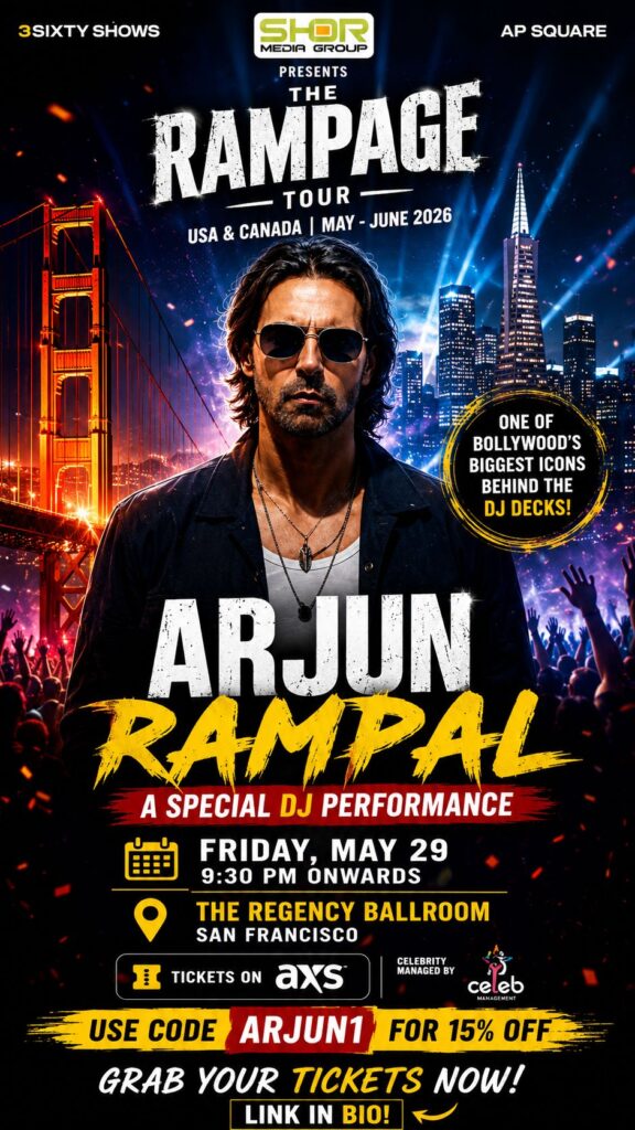 Arjun Rampal live in San Francisco