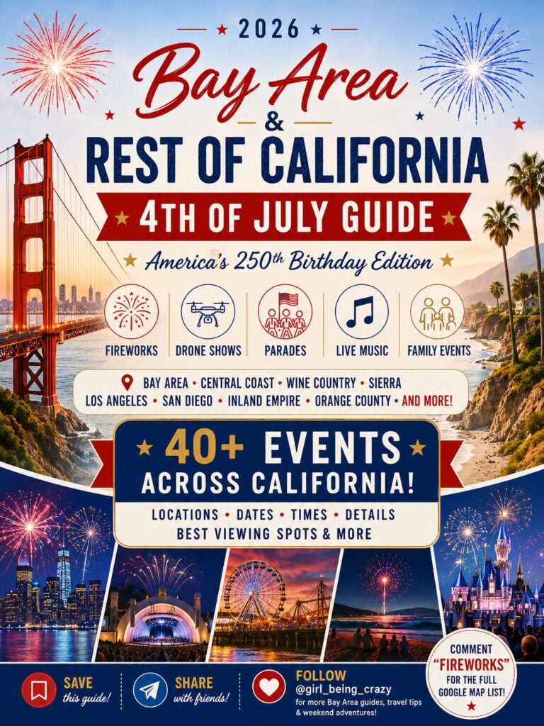 Bay Area California 4th of July events 2026